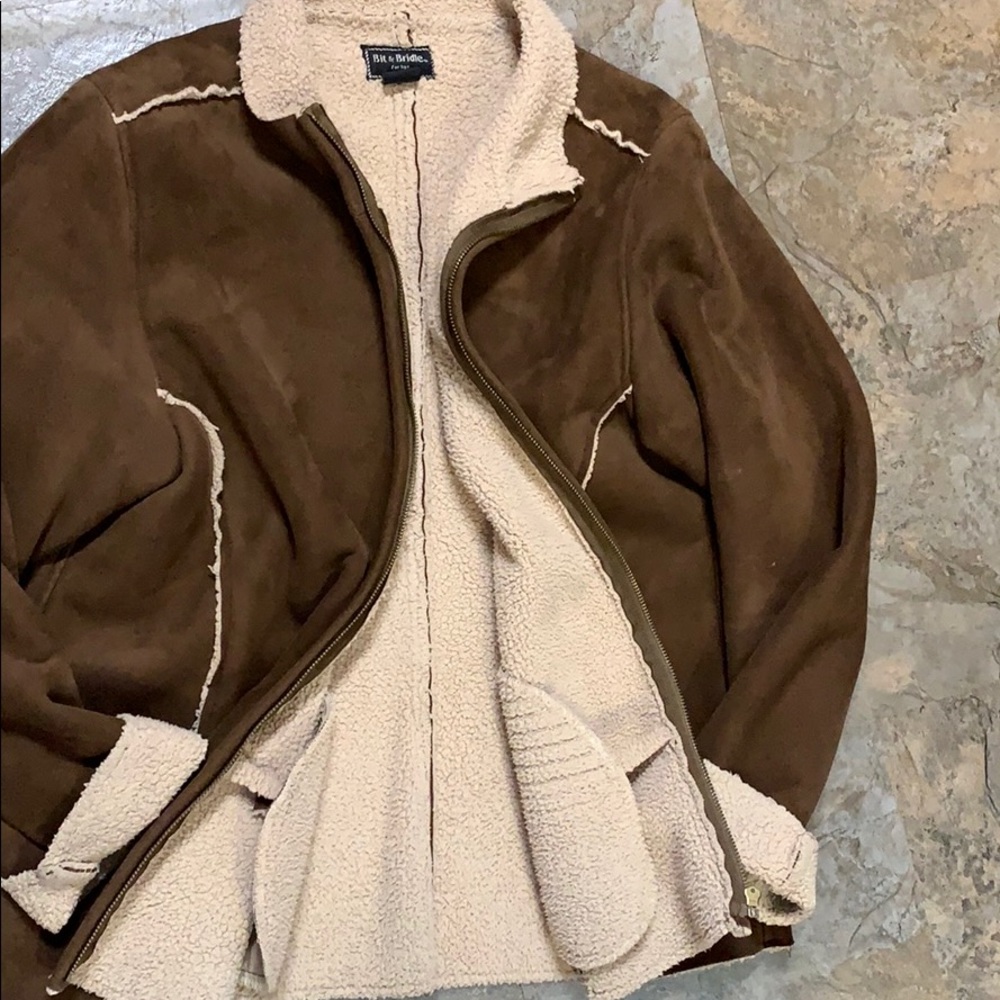 Suede barn jacket - Picture 2 of 4
